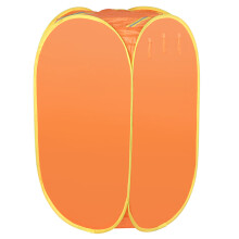 Portable Household Clothes Drying Bag Mini Folding Electric Dryer Machine OrangeUS Plug 110V