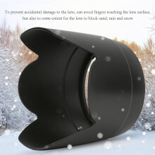 2PCS ET-83II Plastic Black Camera Mount Lens Hood Fit for Canon EF 70-200mm f/2.8L USM Lens
