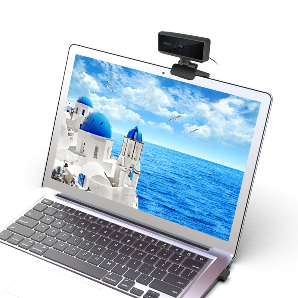 1080P Computer Camera BuiltâIn Mic Hd For Video Conferencing Computer Supplies Black 3181323925878