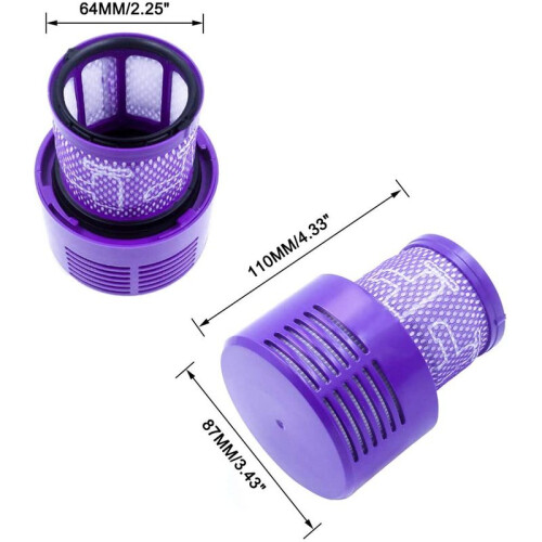 (2PCS)Washable Replacement Filters Fit For Dyson V10 SV12 Cyclone Animal Absolute Total Clean Vacuum 2