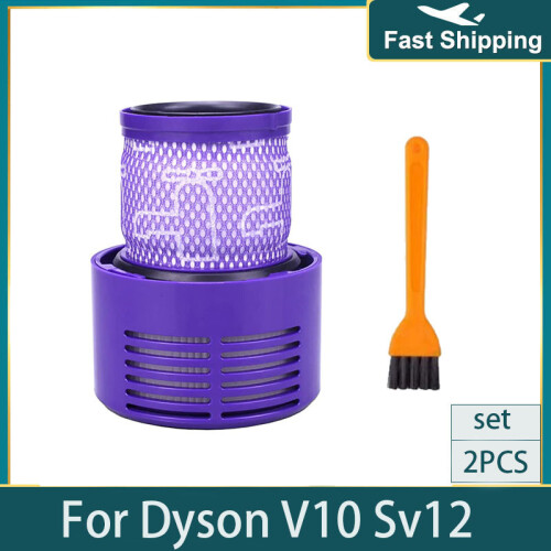 (2PCS)Washable Replacement Filters Fit For Dyson V10 SV12 Cyclone Animal Absolute Total Clean Vacuum