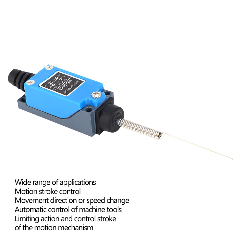 Me-8169 Micro Switch 5A Flexible Coil Spring Arm Mini Limit Switch 9361323928039