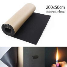 50*200cm 6mm Thick Rubber Foam Car Auto Tailgate Heat Shield Noise Insulation Deadener Soundproof Mat