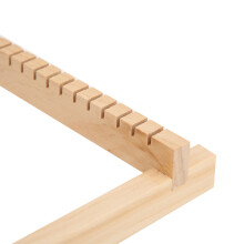DIY Mini Traditional Wooden Weaving Machine Handmade Knitting Loom Kids Educational Toy