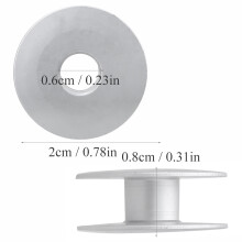 100Pcs Bobbin High Quality Aluminium Oxide Sewing Embroidery Machine Accessories