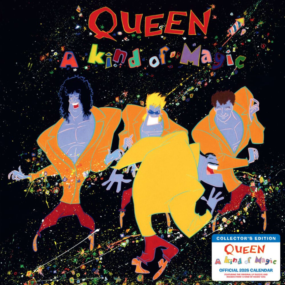 Queen 2026 Collector's Edition Record Sleeve Calendar