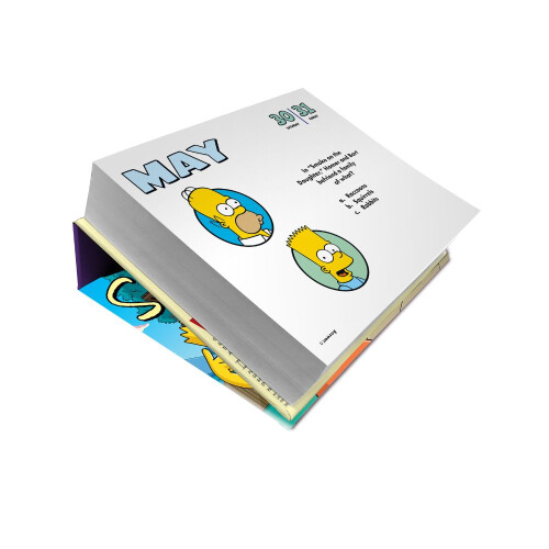 The Simpsons THE SIMPSONS 2026 DESK BLOCK CALENDAR 2