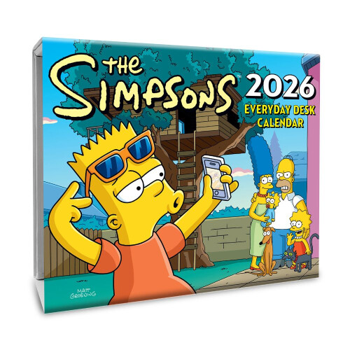 The Simpsons THE SIMPSONS 2026 DESK BLOCK CALENDAR 1