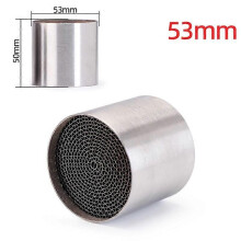 48mm 50mm 53mm Universal Motorcycle Exhaust Catalyst DB Killer Reduce Noise High Torque Low Speed Gas
