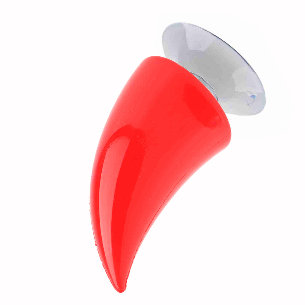 Motorcycle Helmet Devil Demon Horn With Sucker Decoration Accessoriesred 9461323931388