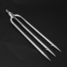 2 pcs Stainless Steel 3 Prongs Harpoon Gig Gaff Hook Barb Fish Spear for Outdoor Fishing Tackle