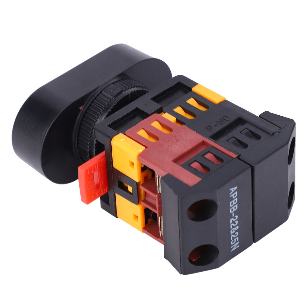 Apbb-22/25N Double Push Button Switch With Led Light Nonc Momentary Button Switch(220Vac ) 8141323932431