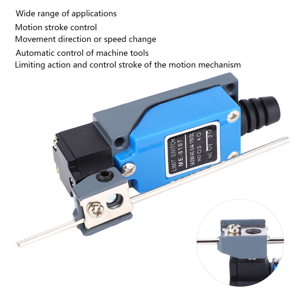 Me-8107 Rotatable Lever Mini Limit Switch 250Vac 5A Micro Switch 4901323932848