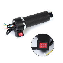 Adjustable Speed 25mm Throttle Control Twist Grip Parts 3 Speed Switch E-scooter Electric Bicycle Scooter