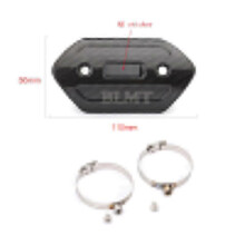 Motorcycle Exhaust Muffler Cover Carbon Fiber Color Protector Heat Shield Case TMAX530 CB400-15901