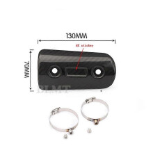 Motorcycle Exhaust Muffler Cover Carbon Fiber Color Protector Heat Shield Case TMAX530 CB400-15904