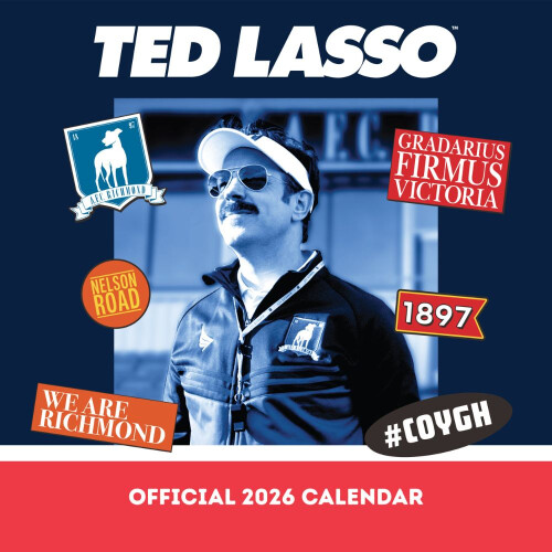 TED LASSO 2026 SQUARE CALENDAR 1