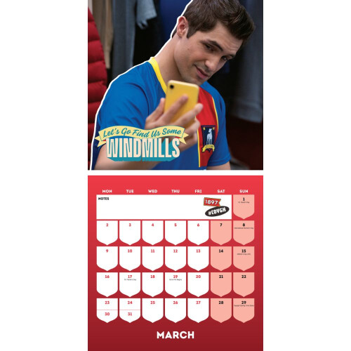 TED LASSO 2026 SQUARE CALENDAR 2