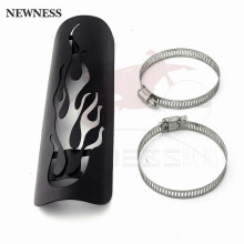 Universal Motorcycle Chrome Exhaust Muffler Muffler Pipe Heat Shield Cover Car Covers For Harley Custom