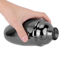 Fashionable Stainless Steel Cocktail Shaker Shaking Tool Bar Supplies AccessoriesBlack