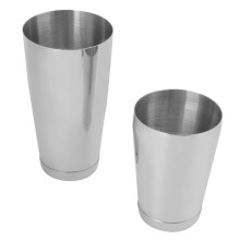 Bar Tool Stainless Steel Boston Shaker Cocktail Shaker Set Cocktail Tin Bartender BarwareSilver