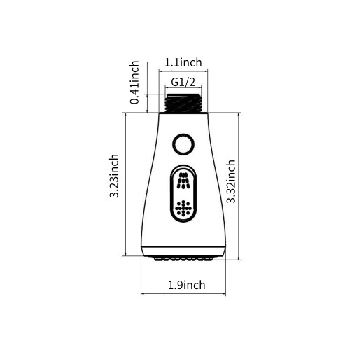 Faucet Spayer Head Sink 3 Functions Spray Head G1/2 Pull Out Spray Head Nozzle for Kitchen Faucet Pull Down Faucet Replacement Spray Head K 1