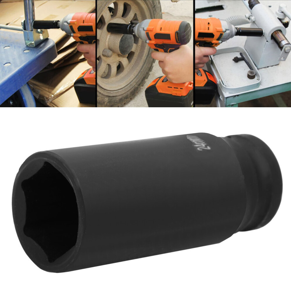 1/2 Inch Drive 21/22/24Mm Metric Deep Impact Socket 6 Point Pneumatic Air Socke24mm 4641323939187