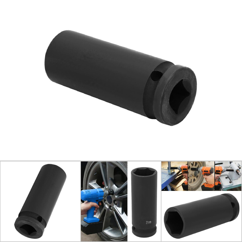 1/2 Inch Drive 21/22/24Mm Metric Deep Impact Socket 6 Point Pneumatic Air Socke21mm 5041323939627