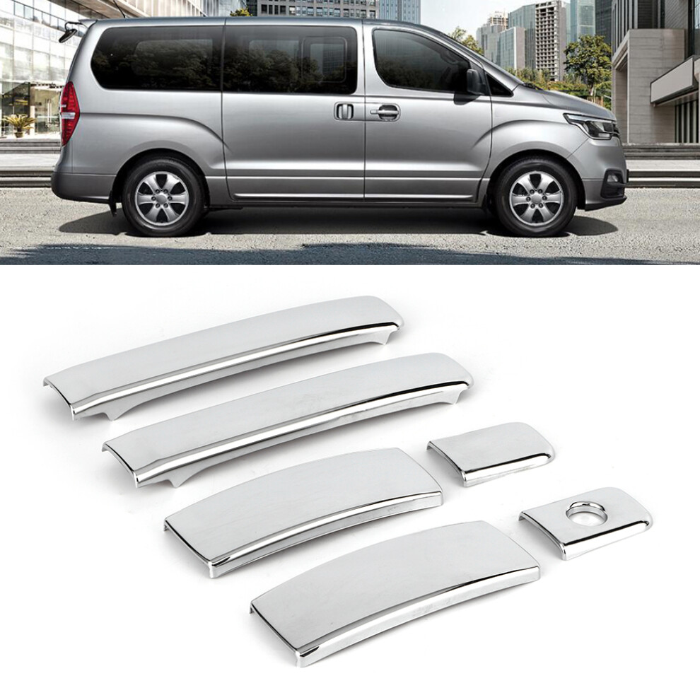 6Pcs Car Abs Electroplating Door Handle Cover Trim Fit For Hyundai Grand Starex (H1) 2019 8111323940231