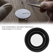 2pcs Watch Repairing 5X Magnifying Glass Loupe Handheld Watch Repairing Tool