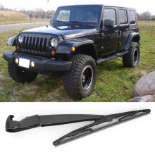 Car Rear Windshield Windscreen Wiper Arm Blade Set Fit for Jeep Wrangler 2007-2016