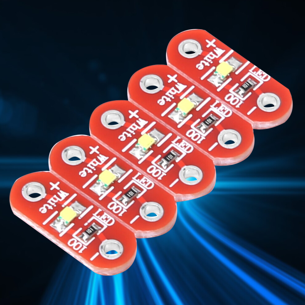 50 Pcs Lilypad Led Module White Wearable Surface Mounted Led Diy Kit For Arduino 3~5V 7651323941698