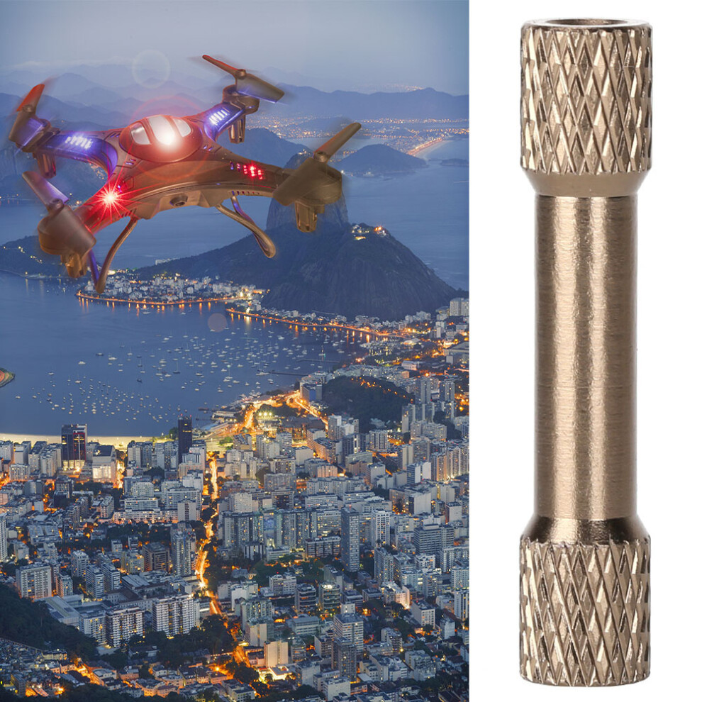 10 Pcs Standoff M3x30mm Anodized Aluminum Alloy Internal Thread Column Spacer For Dronetitanium Gray 4021323941531