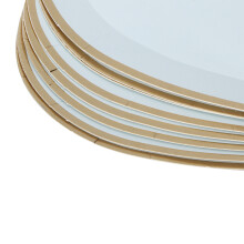 8Pcs 9 Inch Blue Cute Shape Disposable Cake Paper Plate Tableware for Party BBQ Picnic
