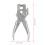 Multi Function Punch Pliers Silver 60# Steel Electroplated Eyelet Hole Punching Tool 9