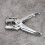 Multi Function Punch Pliers Silver 60# Steel Electroplated Eyelet Hole Punching Tool 11