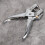 Multi Function Punch Pliers Silver 60# Steel Electroplated Eyelet Hole Punching Tool 6