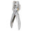 Multi Function Punch Pliers Silver 60# Steel Electroplated Eyelet Hole Punching Tool 3