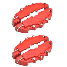 4pcs/set 3D Universal Stylish Auto Front Rear Disc Brake Caliper Decoration Cover Kit Car Exterior Boutique