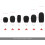Mini Microphone Windscreens Mic Foam Covers for Lapel Headset Microphone Black, Pack of 5pcs 1