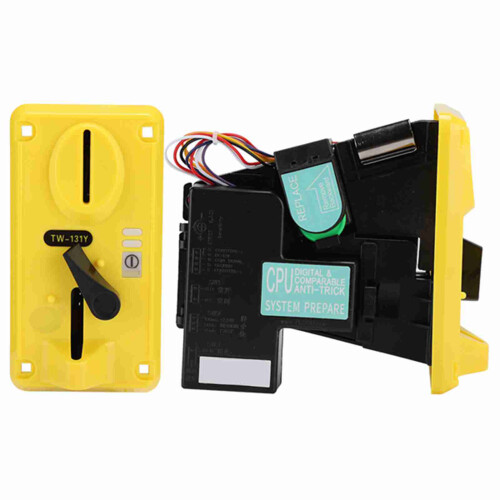 TW-131Y Game Machine CPU Comparison Coin Acceptor Collector Selector Device Yellow