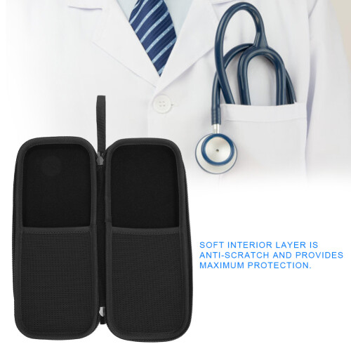 Portable Household Stethoscope Storage Box Organizer Case Storage Bag ContainerDark Blue 2