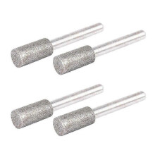 AD-4Pcs 6Mm Shank 10Mm Diameter Cylinder Head Grinding Diamond Grinding Pen