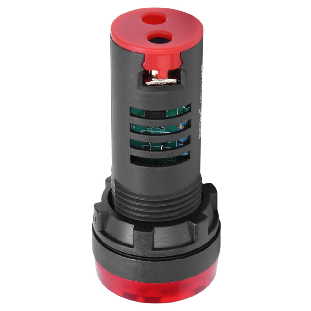 10 Pcs Berm Led Buzzer Ad16â22Sm Red Light Flash Alarm Indicator Lamp With Buzzer Ac/Dc12v 8781323946337