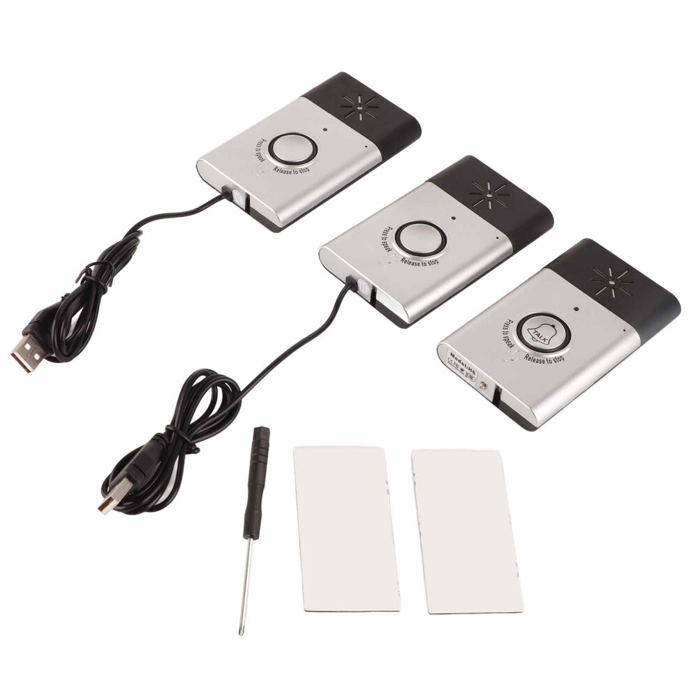 Smart Wireless Voice Intercom Doorbell Access Control System Indoor/Outdoor Door Bellsilver 4681323946952