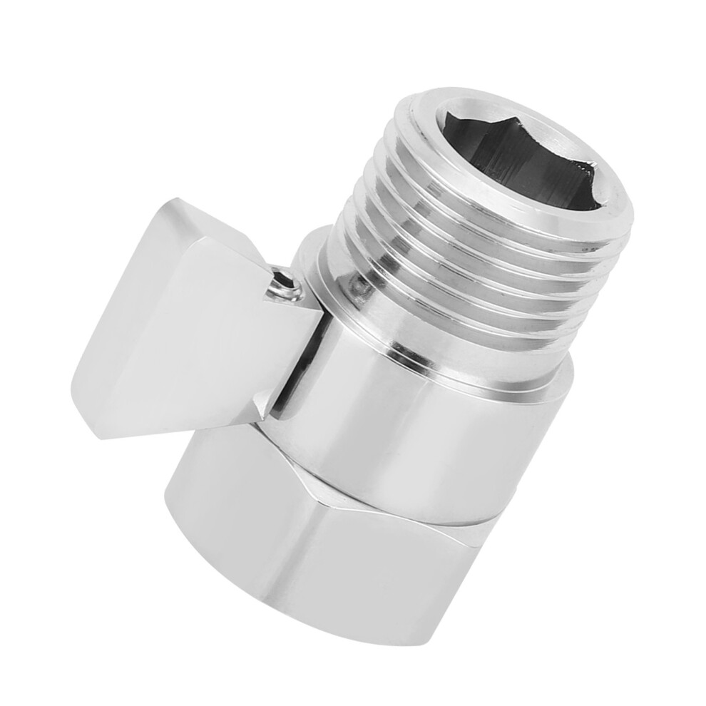 G1/2In Shower Head Flow Control Shut Off Stop Valve Water Saver Valve Shower Supply 4941323948890