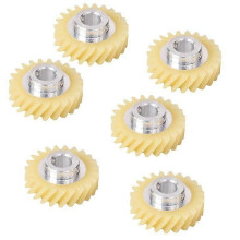 AD-6Pcs W10112253 Mixer Worm Gear Replacement Part Exact Fit for KitchenAid Mixers Whirlpool & KitchenAid