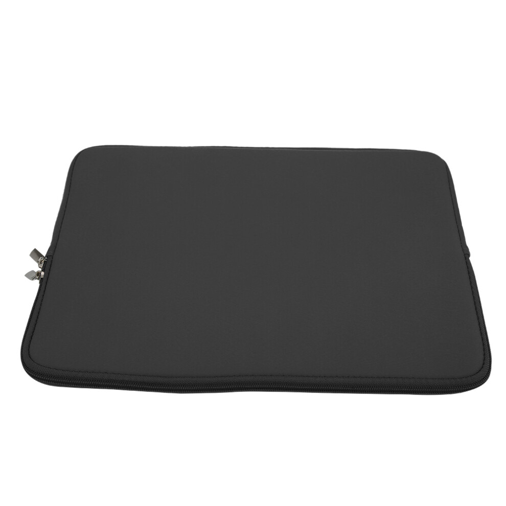 Solid Color Laptop Sleeve Notebook Hand Bag Carry Case Zippered Power Supply Bagblack 14 Inch 7901323949577