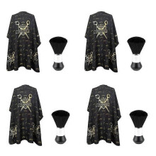 4X Barber Capes For Men Women Hair Cutting Cape Professional Salon Cape Hairdressing Cape With Neck