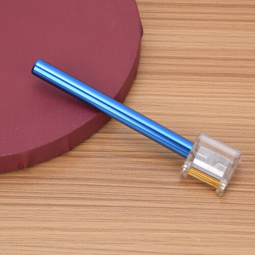 Multi Function Leather Edge Oil Pen Edge Dye Roller Applicator DIY Leather Crafts Tool(Blue ) 2